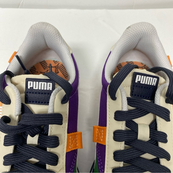 Puma Sneakers Multicolored Suede Leather Fabric Size 4 - Picture 2 of 7
